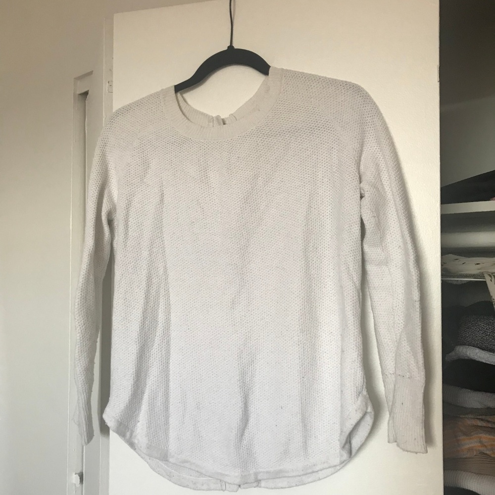 Madewell Cute Back-Button Reversible Sweater - image 2